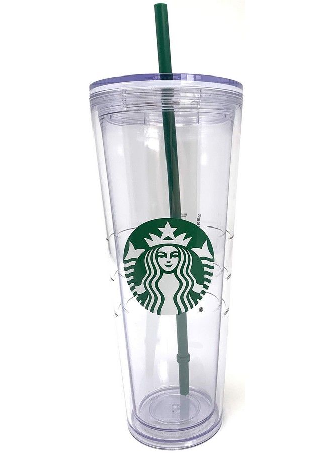 Starbucks كوب أكريليك بارد من فينتي بهلوان مسافر مع شعار القش الأخضر 24 أونصة شفافة - Image 2