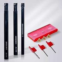 Generic Lathe Turning Tool Threading Holder - 3pcs Internal Thread Boring Bars SNR0008K11+SNR0010K11+SNR0012M11 with  - Image 1