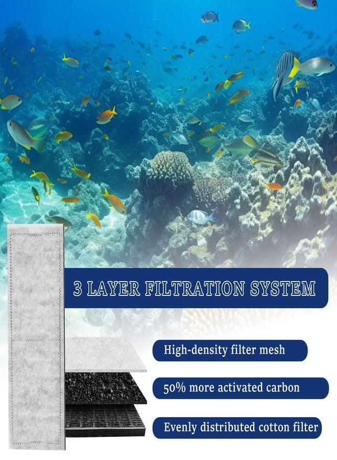Batator 4 Pack Replacement Carbon D Filter Cartridges for Imagitarium Aquarium Fish Tank Filter, Aquarium Coconut Carbon Cartridge Filter Compatible with Imagitarium Aquariums and Filters - Image 3