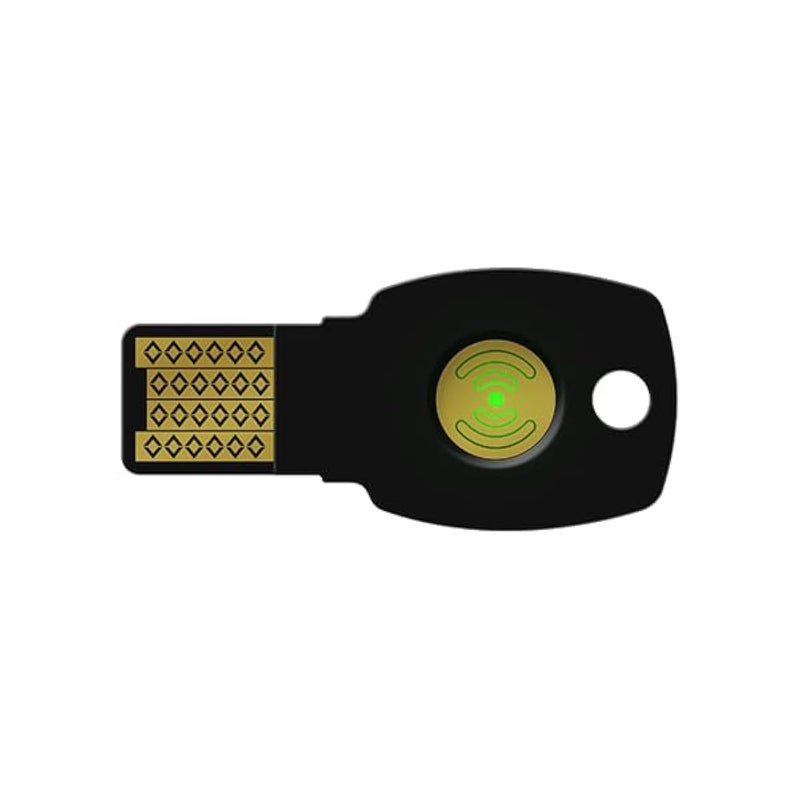 FEITIAN ePass K9 Plus - USB Security Key - Two Factor Authenticator - USB-A with NFC, FIDO U2F + FIDO2, PIV - Help Prevent Account Takeovers with Multi-Factor Authentication - Image 1