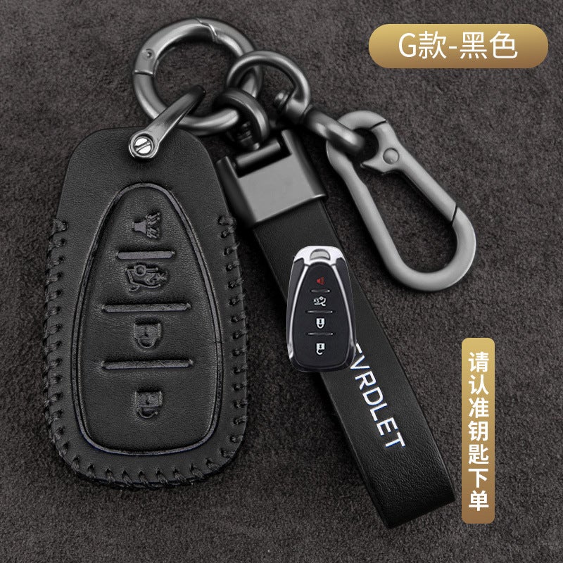 Chevrolet Key Case for Cruze, Malibu, Trax, and More - Vintage Style Leather Cover - Image 1