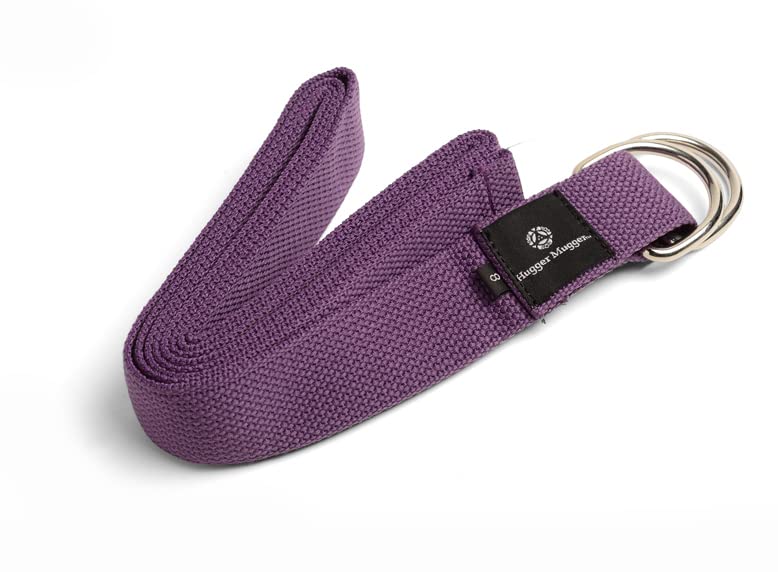 Hugger Mugger D-Ring Yoga Strap (Purple, 6 ft.) - Image 1