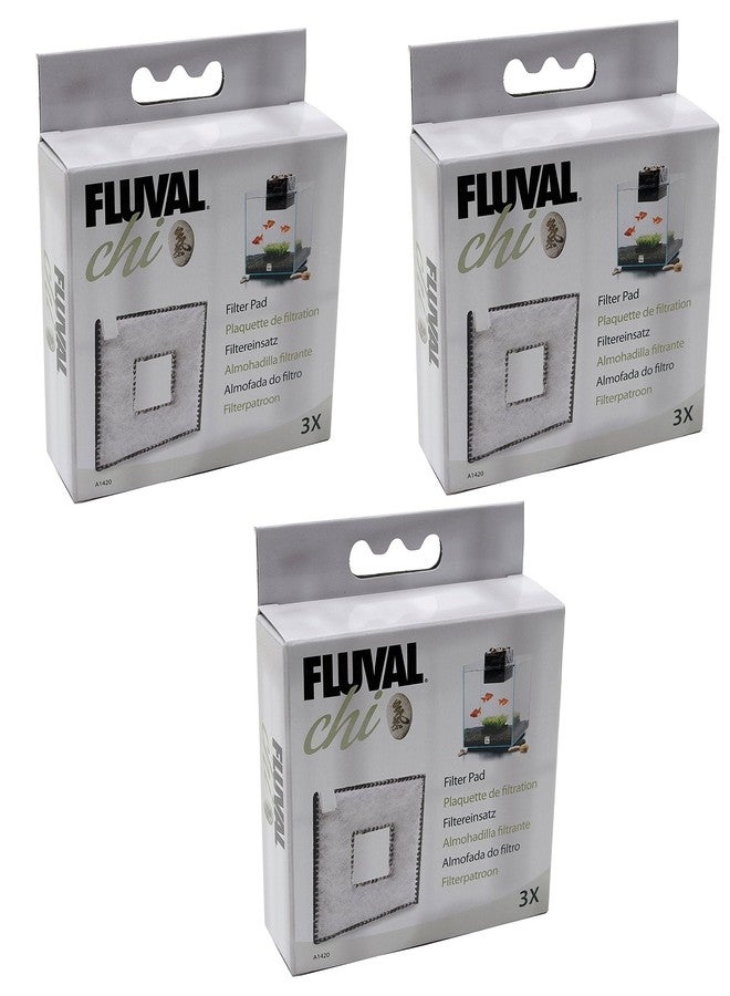 وسادات ترشيح Fluval Chi I/II (عبوة من 3 قطع)، 3 وسادات لكل عبوة