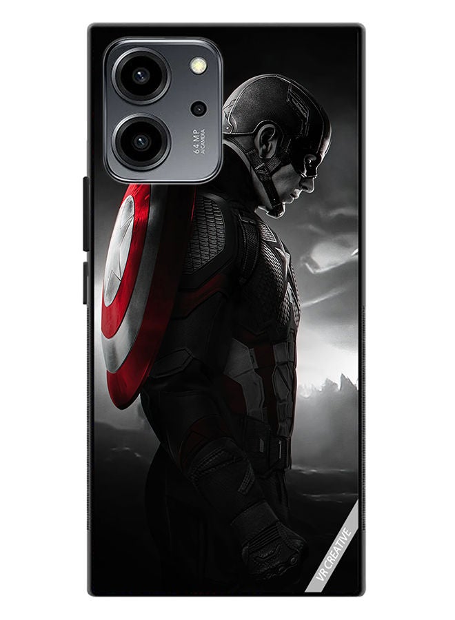 VR CREATIVE Protective Case Cover For Honor 80 SE Captain America Design Multicolour - Image 1