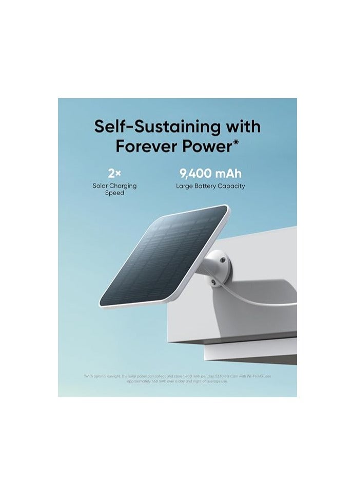 eufy Security 4G LTE Cam S330, 4K Cellular Solar Security Cameras Wireless Outdoor, Pan and Tilt, 4G and Wi-Fi Duo-Mode, AI Tracking, with SIM Card and 32GB SD Card, No WiFi, No Problem - Image 2
