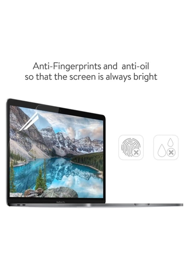 3 in 1 Case Compatible with MacBook Air 13.6 inch 2025--- 2022 Release A3113 M3 Chip A2681 M2 Chip/A3240 M4 Chip with Liquid Retina Display Touch ID, Plastic Hard Shell Case +Keyboard Cover +Screen Protector, Black