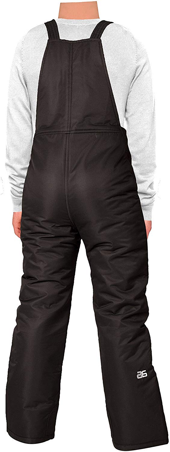 Arctix Kids Insulated Snow Bib Overalls, Black, X-Large - Image 2