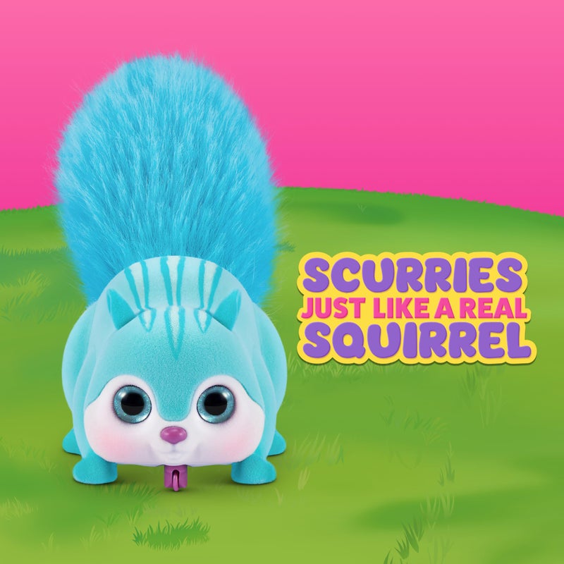 Pets Alive Scurry'n Squirrel (Blue+Orange) 2 Pack by ZURU â€“ Interactive Robotic Pet Toy, Moving Squirrel with Realistic Movements and Sounds, Ages 2+, Child Toddler - Image 5