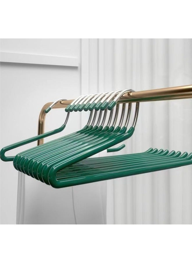 MIXDE 10 Pack Pants Hangers,Non Slip Rubber Clothes Hanger and Pants Organizer,Open Ended Skirt and Pant Hangers,Space Saving Hangers for Clothes ﻿ - Image 5