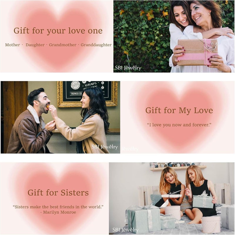 SBI Jewelry 17-21 cm Silver Snake Chain Bracelet for Women Minimalist Anniversary Charm Gifts Love Heart Bracelet Birthday Anniversary - Image 5