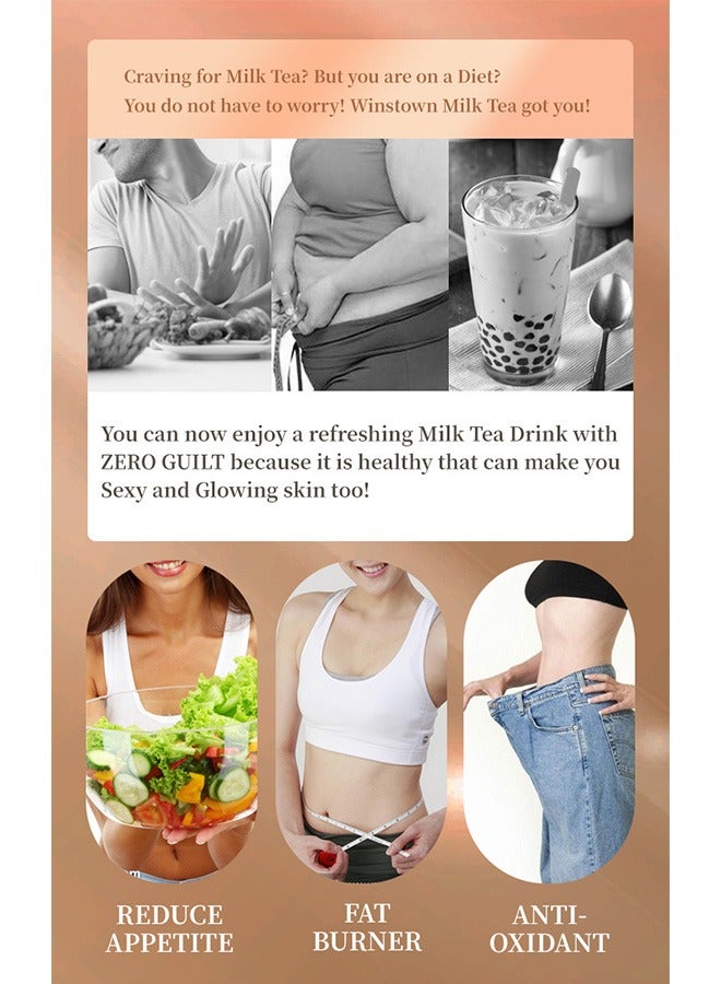 Wins Town Weight loss and slimming milk tea taro weight loss tea (taro flavor)  - Image 3