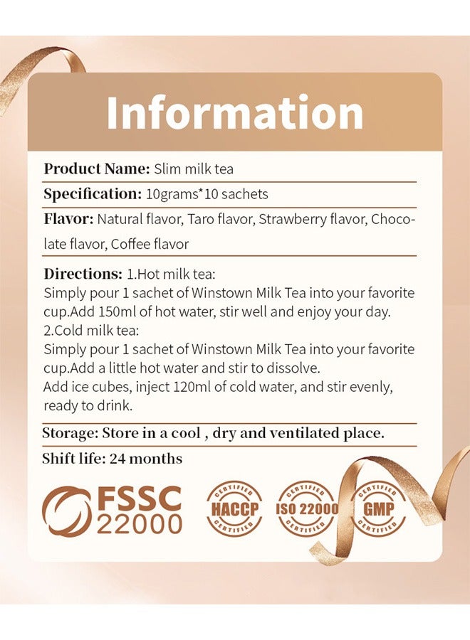 Wins Town Weight loss and slimming milk tea taro weight loss tea (taro flavor)  - Image 4