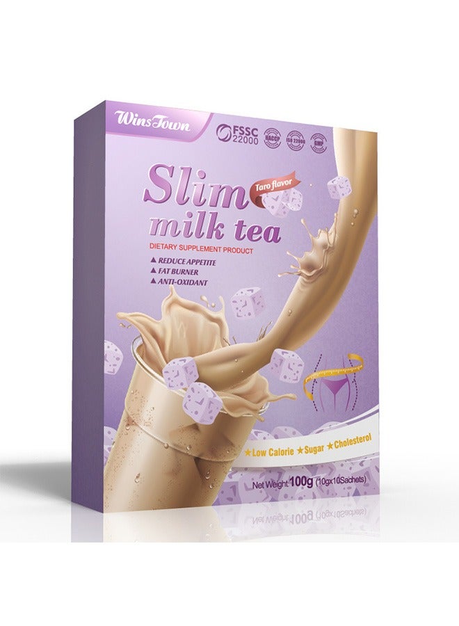 Wins Town Weight loss and slimming milk tea taro weight loss tea (taro flavor)  - Image 1