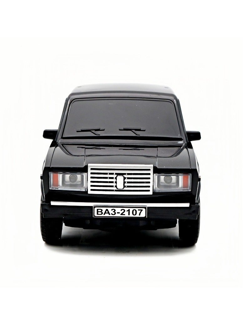 general G454437 1:12 Four-way Lada car 4-way 1:12 Lada remote control car simulation car car model remote control toy car for children's birthday and holiday gifts (black) - Image 3