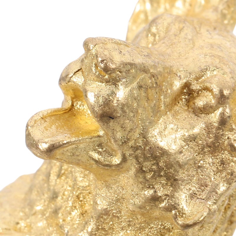 Brass Wolf Dog Head Cabinet Door Knobs Pull Handles Decorative Drawer Hardware - Image 4