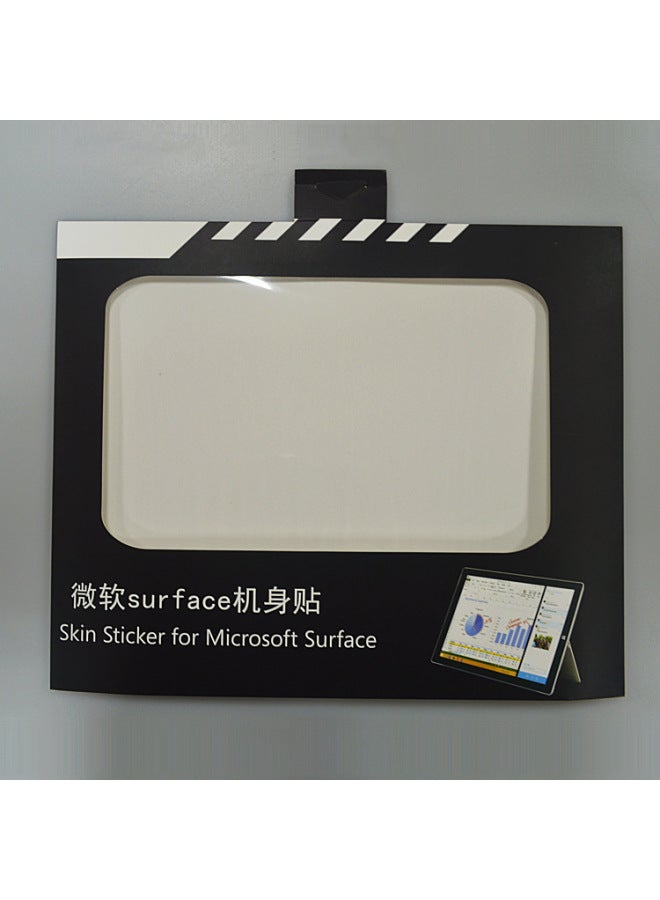 For Microsoft Surface Pro11 Back Film Go4 Flat Back Film Pro9 Fuselage Shell Film Wholesale-Color:Surface 3-Dimensions:Fully Transparent Frosted (back + Side)