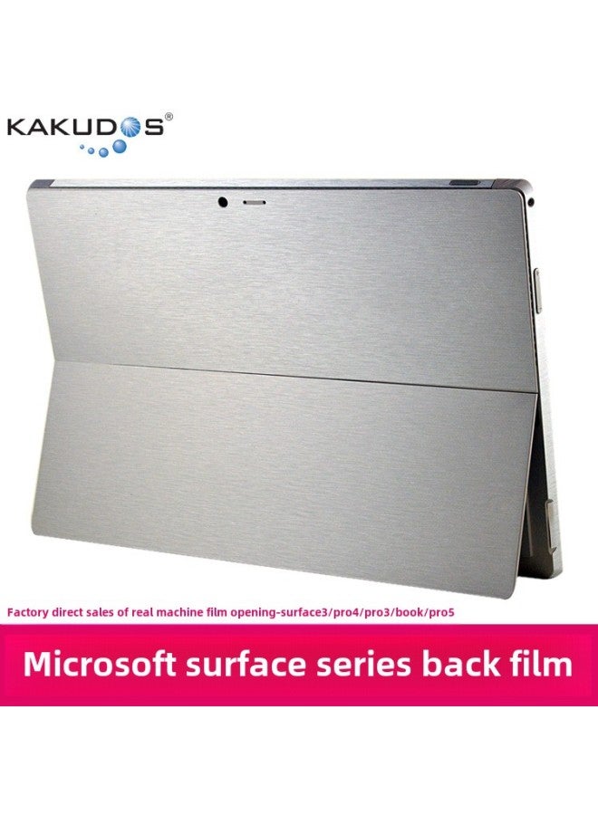 For Microsoft Surface Pro11 Back Film Go4 Flat Back Film Pro9 Fuselage Shell Film Wholesale-Color:Surface 3-Dimensions:Fully Transparent Frosted (back + Side)