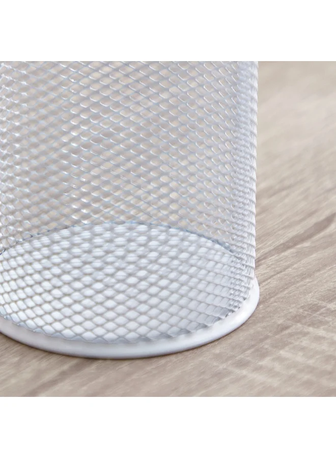 Home Box Mesh Round Pen Holder