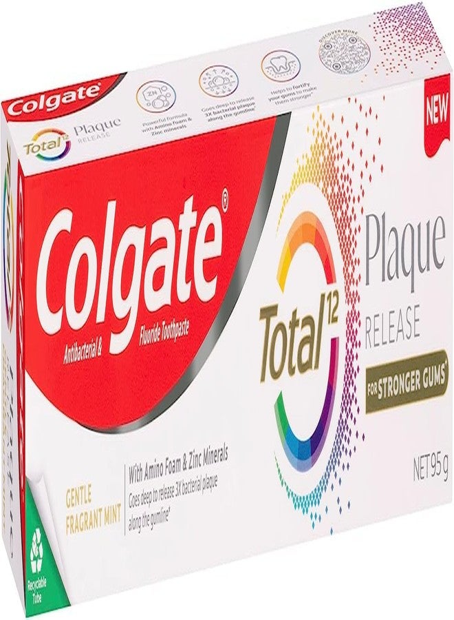 Colgate Toothpaste Total Plaque Release Gentle Mint 95 G. - Image 1