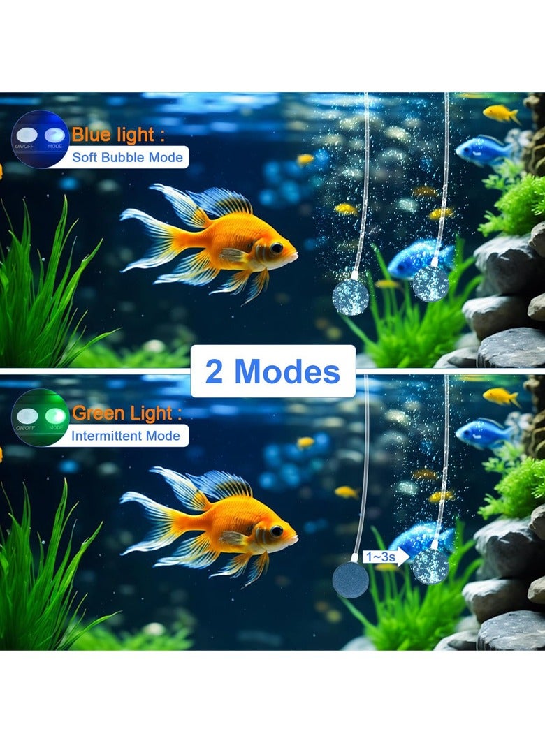 عام مضخة تزويد بالأوكسجين تعمل بالطاقة الشمسية لبركة السمك الخارجية، قابلة لإعادة الشحن عبر USB، مضخة هواء صغيرة للأحواض المنزلية وصيد الأسماك. - Image 2