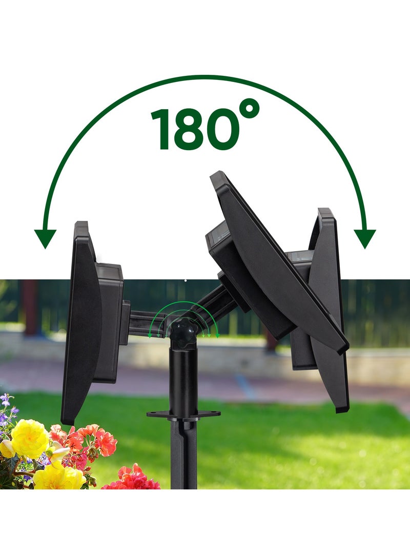 عام مضخة تزويد بالأوكسجين تعمل بالطاقة الشمسية لبركة السمك الخارجية، قابلة لإعادة الشحن عبر USB، مضخة هواء صغيرة للأحواض المنزلية وصيد الأسماك. - Image 4