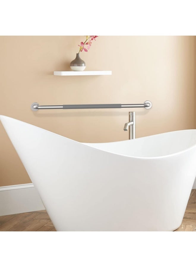 32 Inch Anti Slip Shower Grab Bar Bathroom Safety Handrail Support Stainless Steel Wall Mounted Bath Handle for Elderly & Seniors - Image 2
