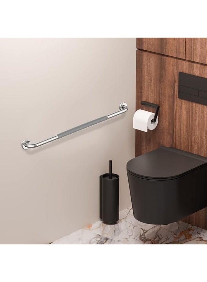 32 Inch Anti Slip Shower Grab Bar Bathroom Safety Handrail Support Stainless Steel Wall Mounted Bath Handle for Elderly & Seniors - Image 5