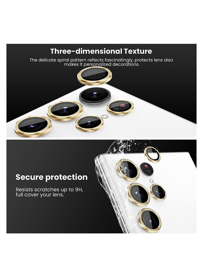 [3+2PCS]  for Samsung Galaxy S22 Ultra Camera Lens Protector, 9H Tempered Glass - Image 2