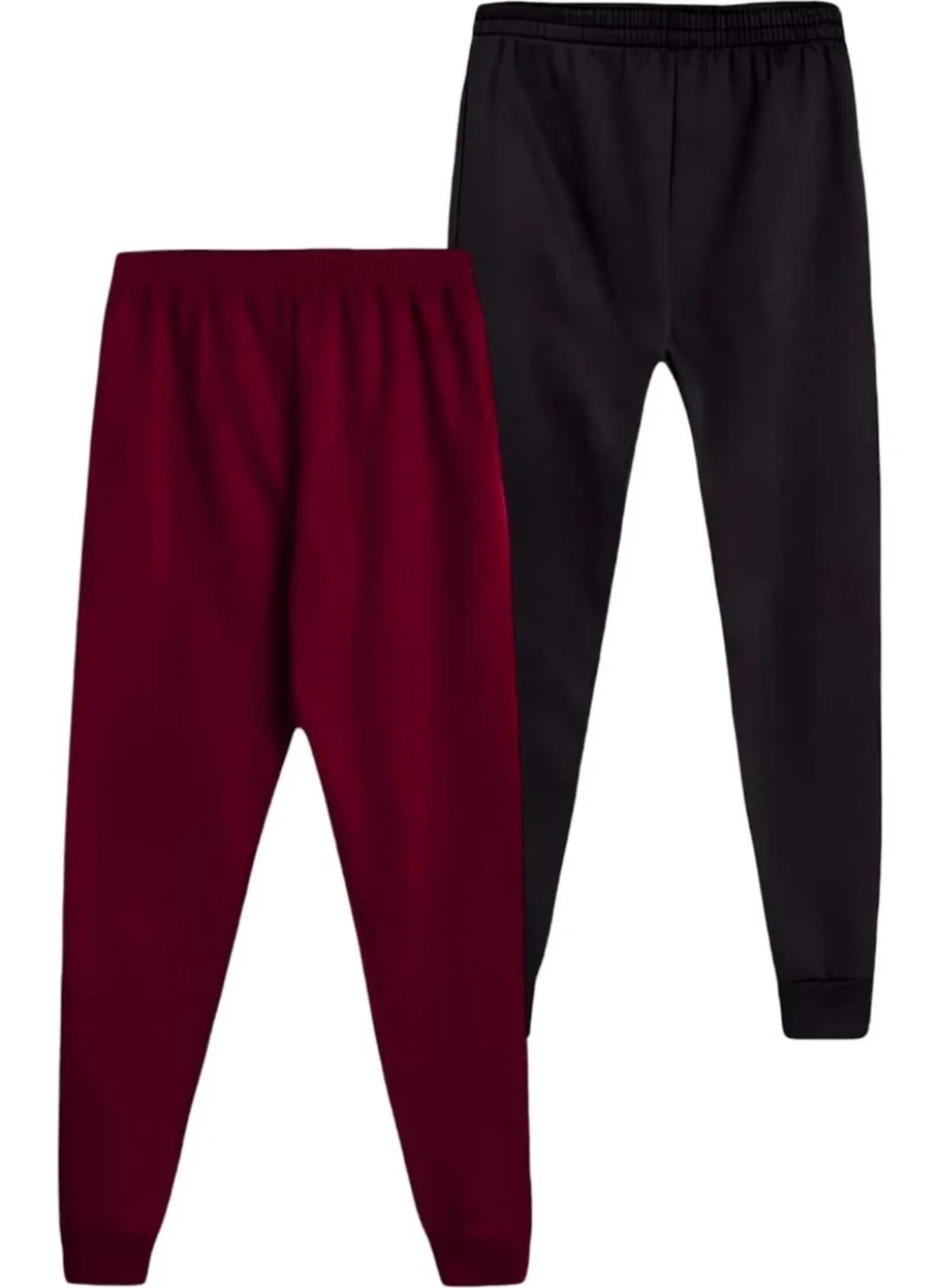 Tezzgelsin Kids Elastic Waist Jogger Sweatpants 2-Piece Set