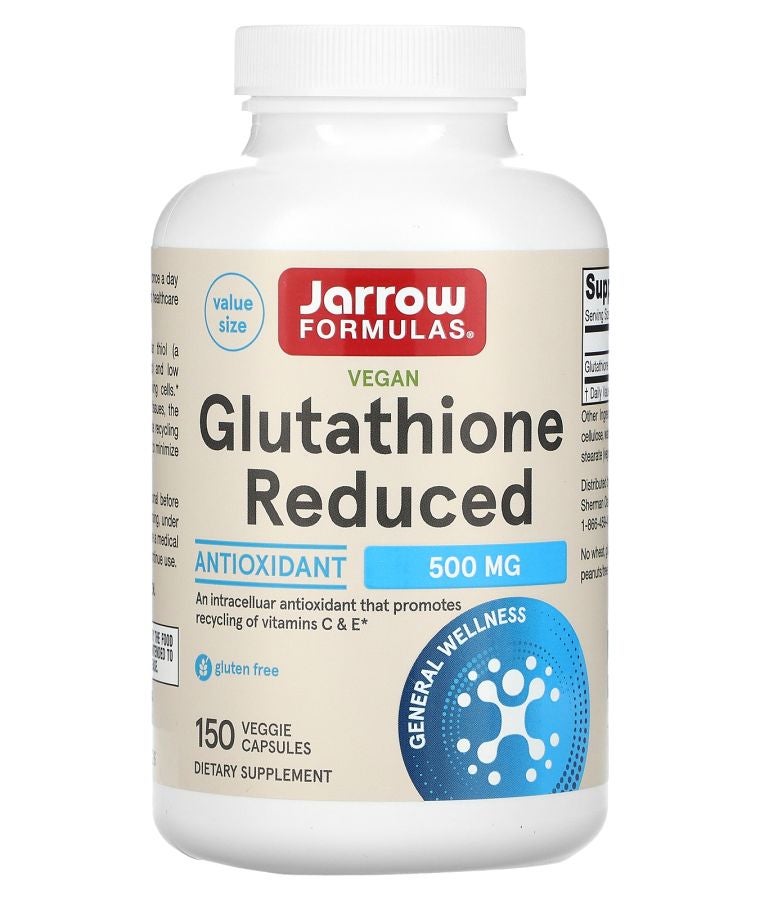 jarrow formulas Vegan Glutathione Reduced 500 mg 150 Veggie Capsules