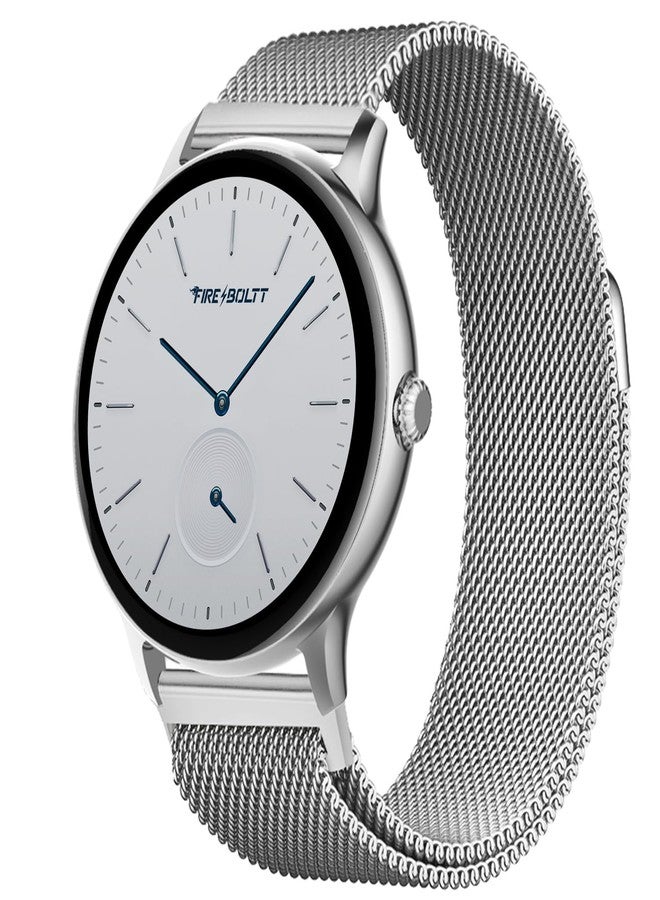 Fire-Boltt Phoenix Ultra Smart Watch 1.39" HD Display, Bluetooth Calling, AI Voice Assistant, 120 Sports Modes, IP67 Waterproof, SpO2 Monitor Smart Watch for Man & Woman - Silver - Image 1