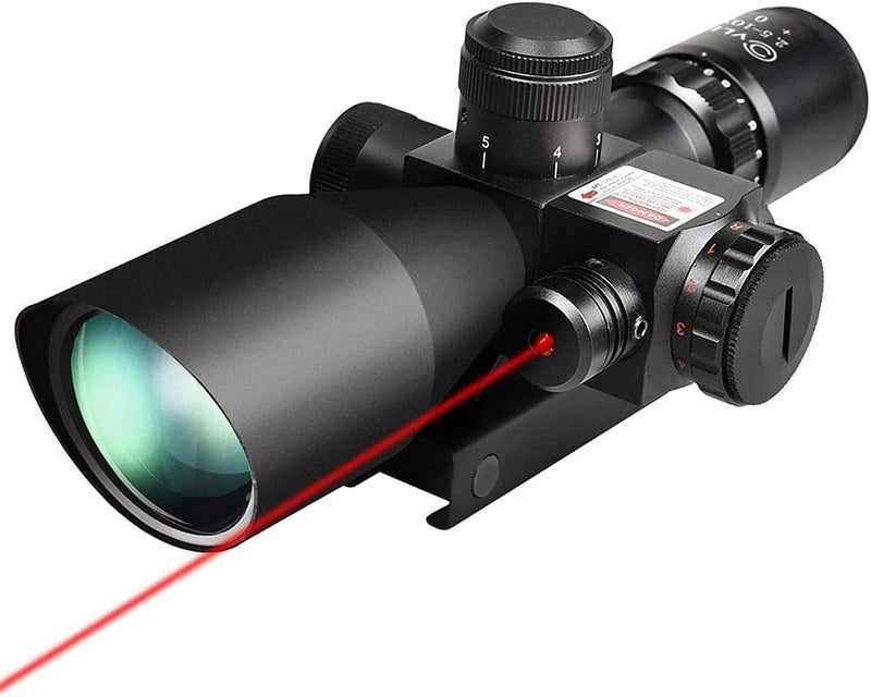 CVLIFE 2.5-10x40e Red & Green Illuminated Scope with 20mm Mount - Image 1
