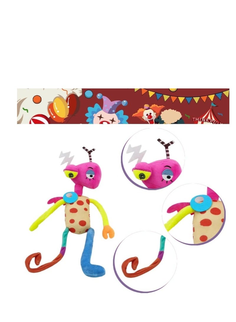 The  Amazing  Digital Circus Plush Doll - Cute Cartoon  Stuffed Animal Plushie Doll  Pomni Jester Collectible Toy for Kids and Fans Ideal Birthday Gift  30cm - Image 2