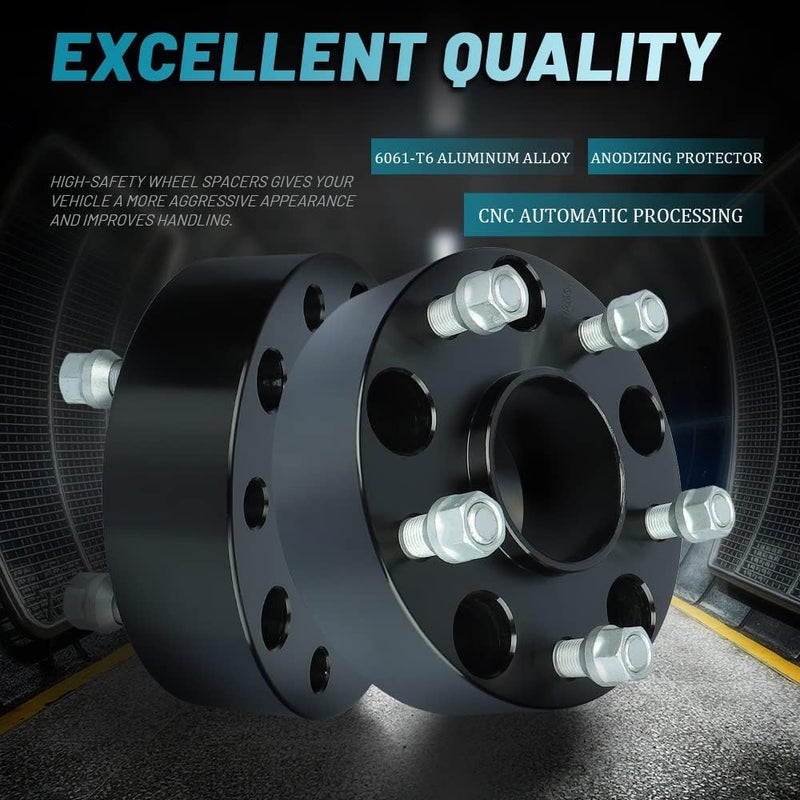 IRONTEK 2in Hubcentric Wheel Spacers 5x139.7mm for Dodge Ram 1500 & Chrysler Aspen - Image 5