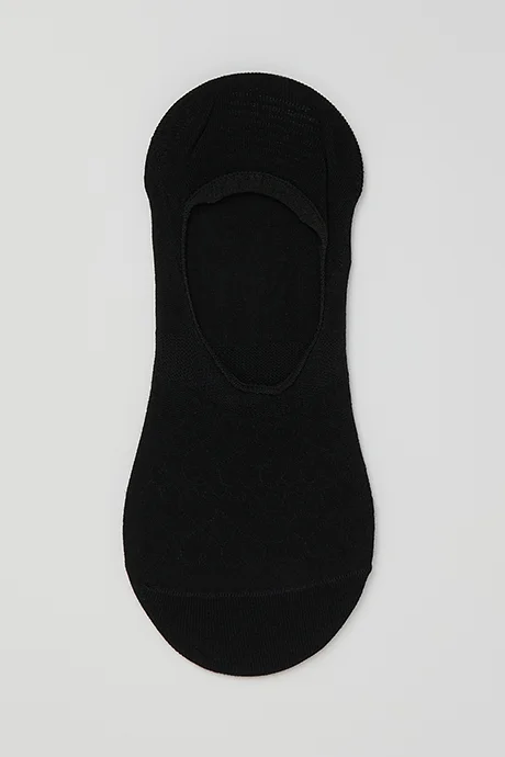 R&B 3 Pack Solid No-Show Socks