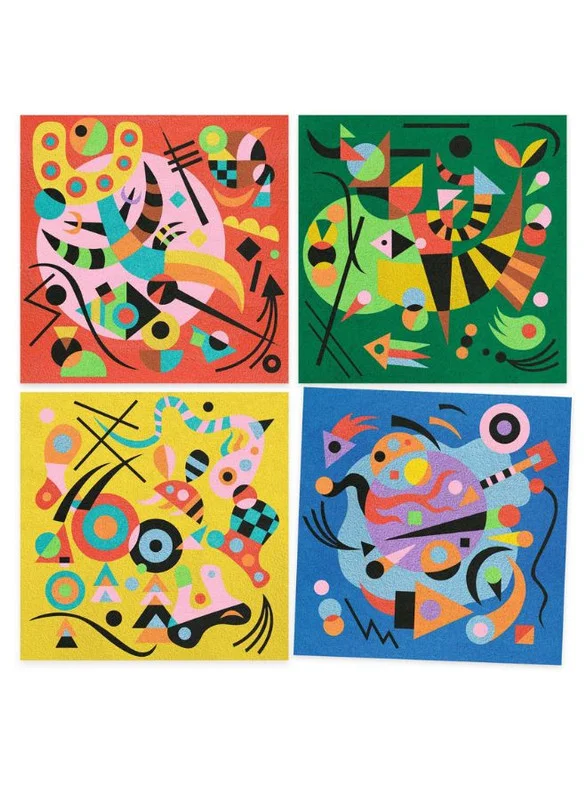 DJECO Inspired By Abstract Coloured Sands Kit
