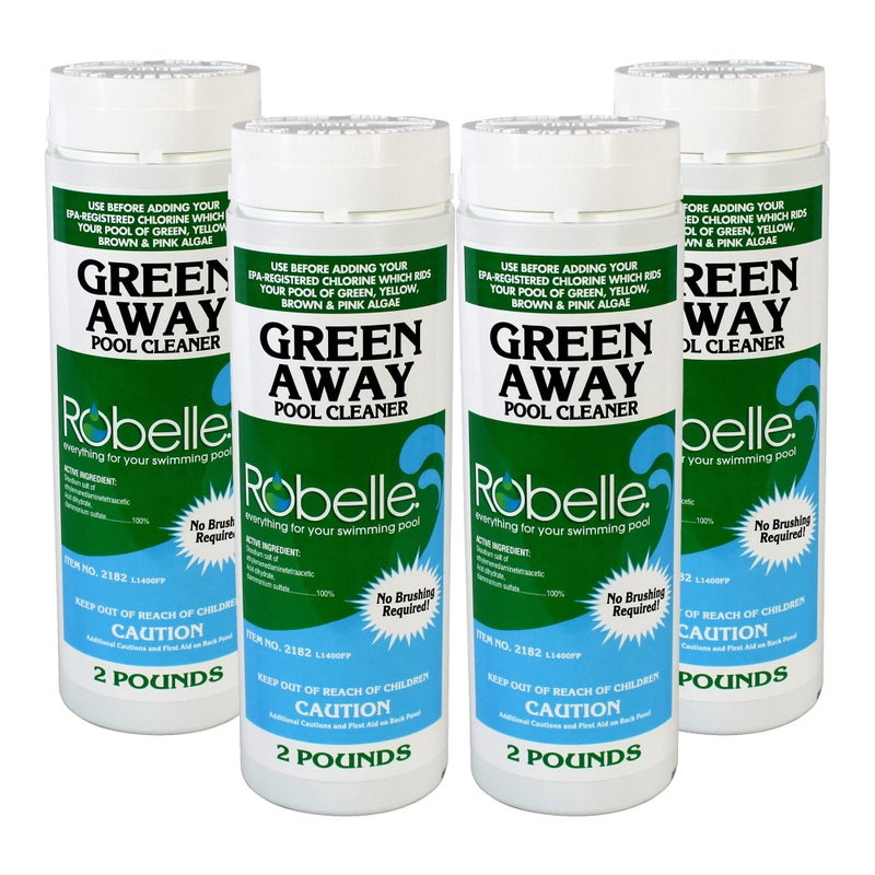 Robelle 2182-04-22 Green Out for Swimming Pools, 4-Pack