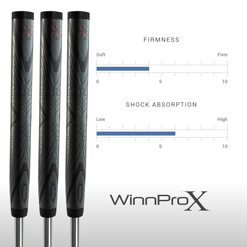 Winn Pro X 1.18 Putter Grip (Midsize, Gray/Black), Pro X 1.18 WPX18-DG - Image 4