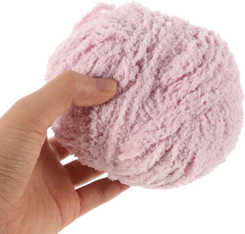 OSALADI 2 Rolls Chenille Chunky Yarn Soft Velvet Yarn for DIY Crocheting for Hand Knitting Projects and Creative Crafts - Image 4