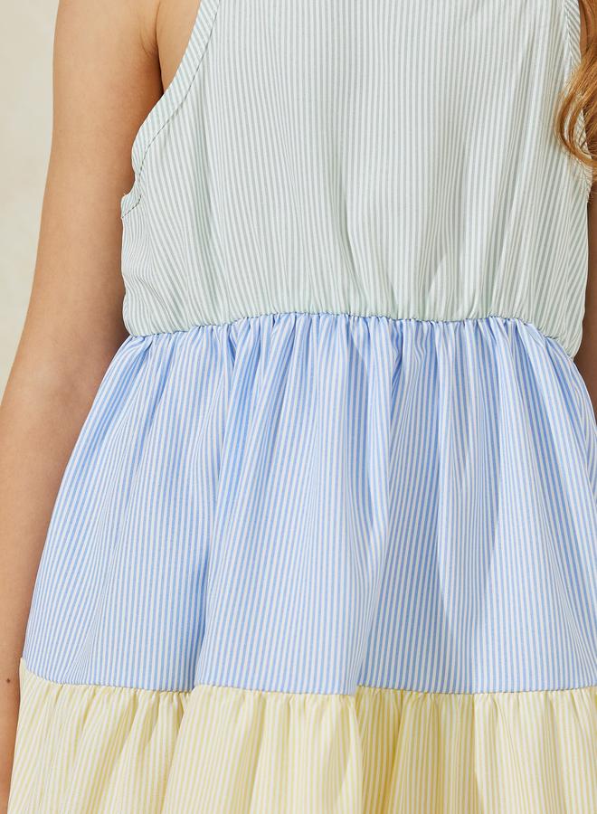 Styli Tiered Pastel Dress  - Image 4