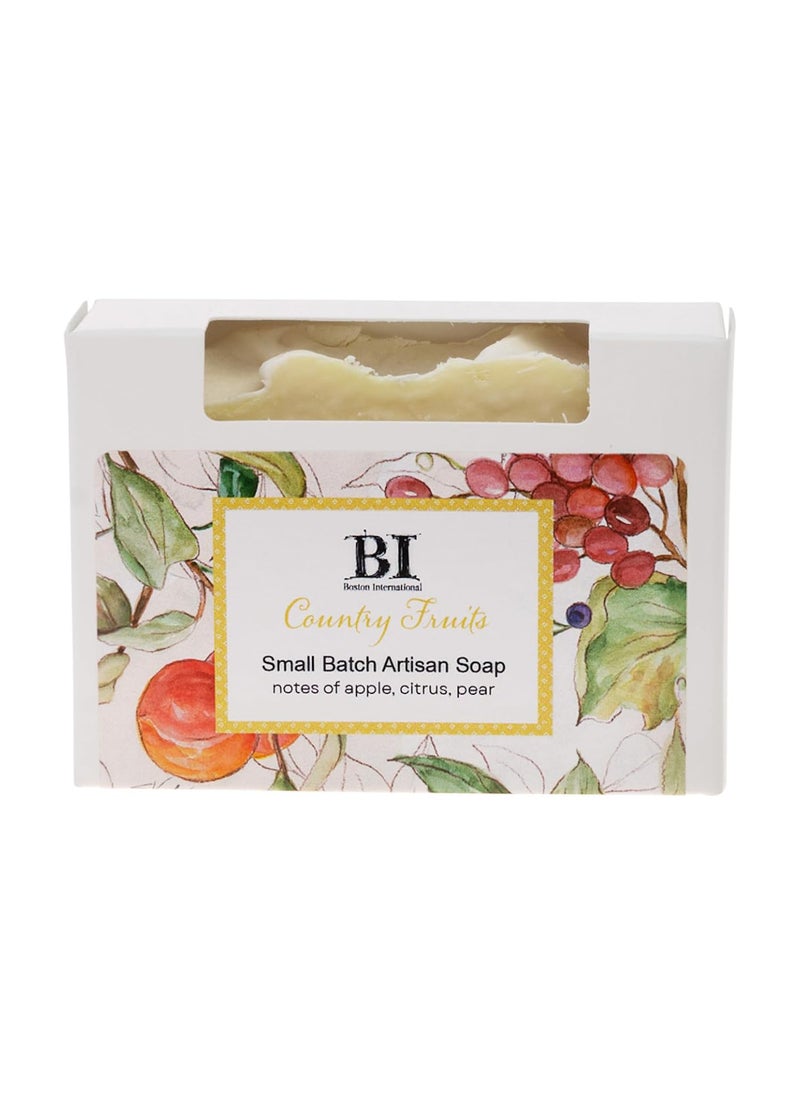 Boston International - Boston International Scented Bar Soaps Made in the USA Small Batch Artisan Cold Process Soap 45 Ounces Country Fruits Apple Citrus Pear - Image 1
