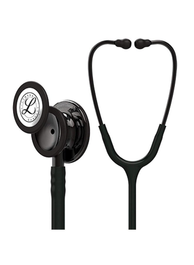 3M Littmann 5803 Littmann Classic III Black Edition Chestpiece Monitoring Stethoscope, 27" Black Tube - Image 1