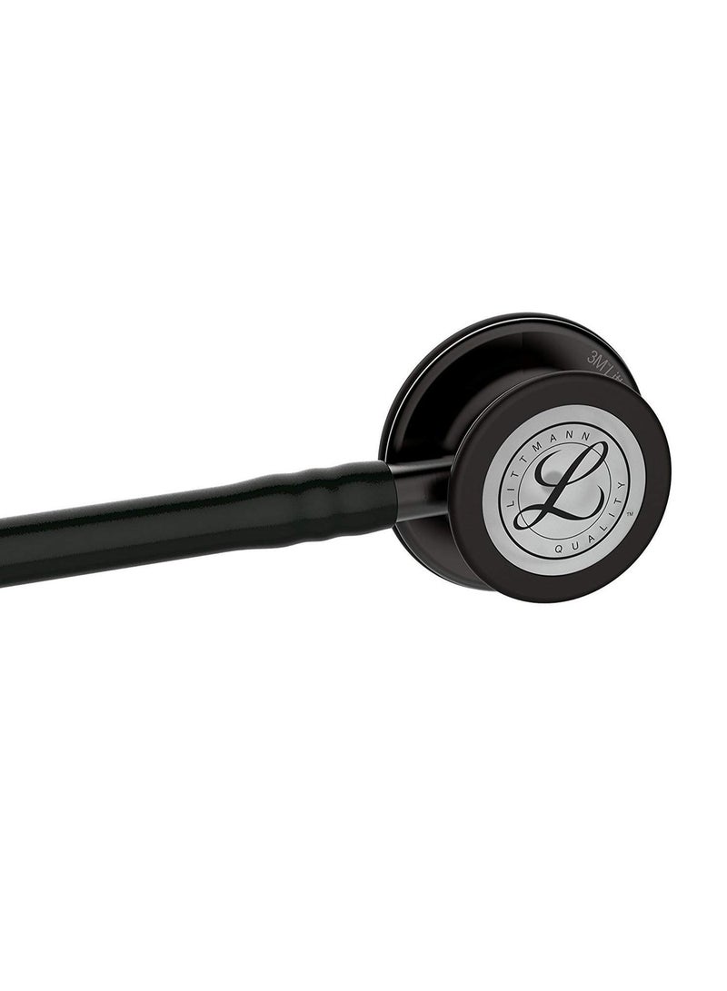 3M Littmann 5803 Littmann Classic III Black Edition Chestpiece Monitoring Stethoscope, 27" Black Tube - Image 3