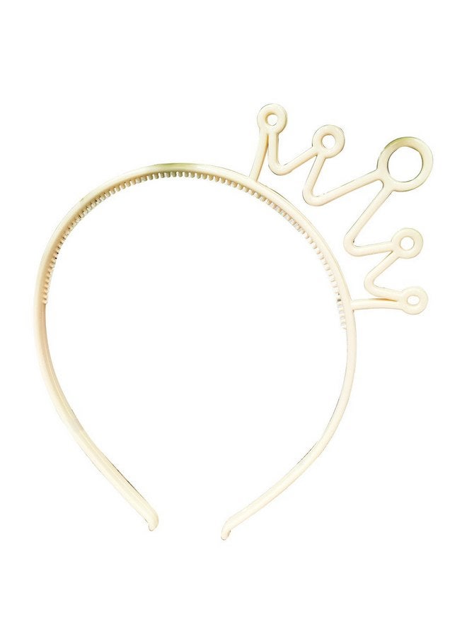 شيما XIMA 12 قطعة من عصابات الرأس للفتيات بألوان الربيع من مادة بلاستيك ABS، عصابة رأس على شكل تاج للأميرة للأطفال، إكسسوار شعر (SP-Crown) - Image 5