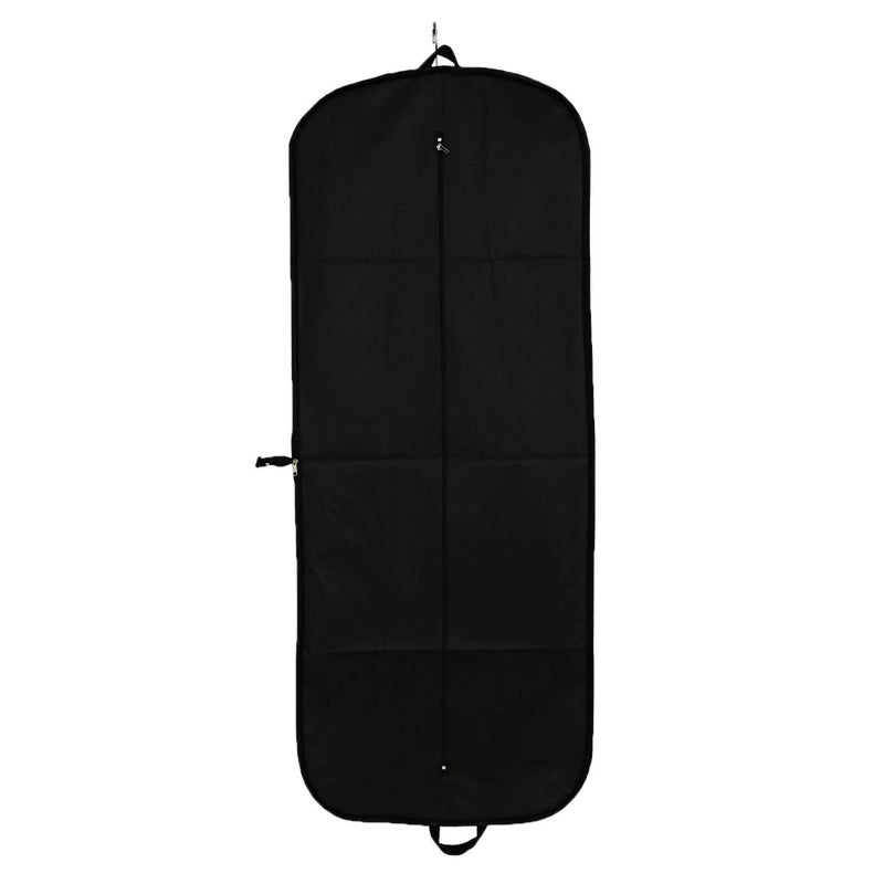 Home Decor Expert Solid Non Woven Long Foldable Mens Suit Sherwani Women Gown Cover 150CM X 59CM Bag with Zip Size150 x 59 Cms Set of 1 Black - Image 2