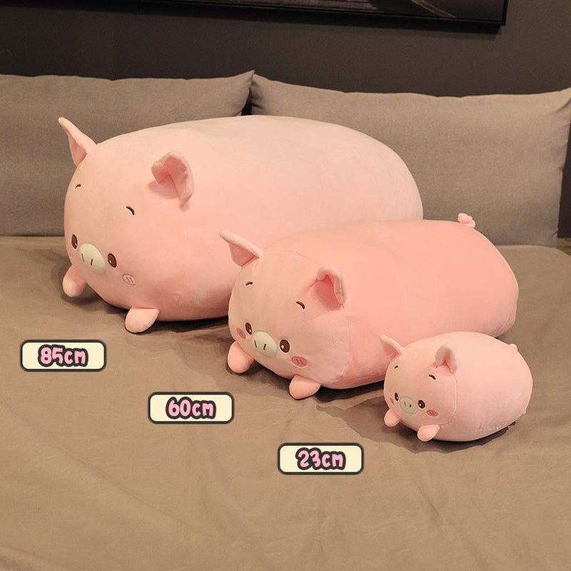 Jensquaify Pig Plush Pillow Soft Pig Stuffed Animal Toy Piggy Body Pillow  33.5"" - Image 5