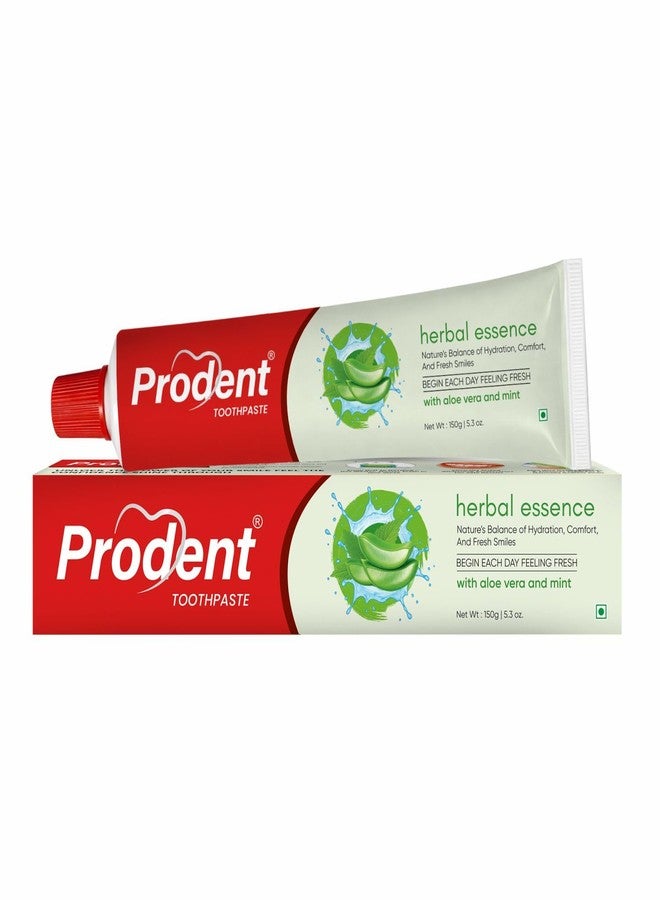 Prodent Aloe Vera & Mint Herbal Toothpaste 150g | For Gum Care, Long-Lasting Fresh Breath & Clean Teeth | Safe & Effective Oral Care - Image 1