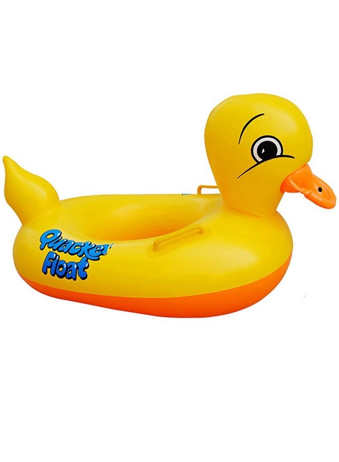 Sealive Inflatable Rubber Duck Pool Float For Kids, Swimming Pool Floats Boat Seats Beach Toy, Baby Shower Bath Seat Tub Water Fun Games Toys For Toddler - Image 1