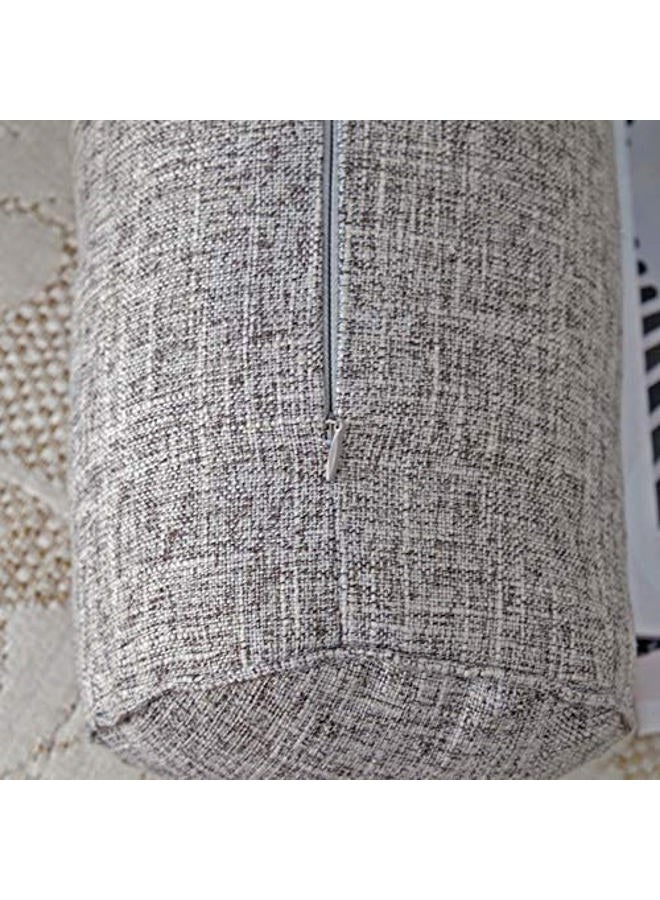 FINEASY Round Neck Pillow Roll Cervical Support Pillows Neck Pain Relief Cylinder Bolster Pillows with Removable Washable Cover for Sleeping/Chair/Car/Sofa… - Image 5