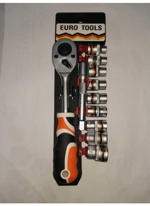 Sufi Socket Set 1/2 Socket Set 12 Piece Socket Wrench Ratchet Set